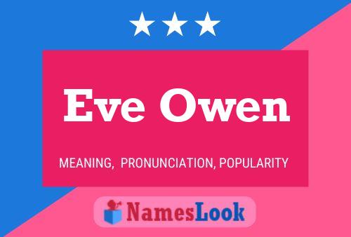 Poster del nome Eve Owen