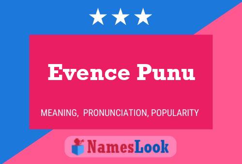 Poster del nome Evence Punu