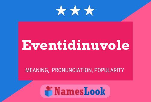 Poster del nome Eventidinuvole