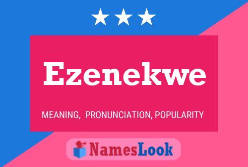 Poster del nome Ezenekwe