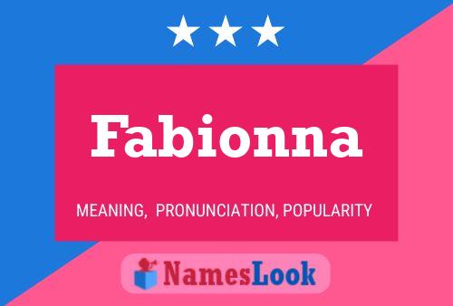 Poster del nome Fabionna