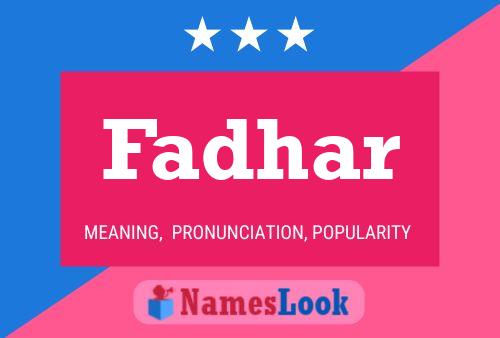 Poster del nome Fadhar