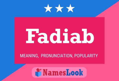 Poster del nome Fadiab