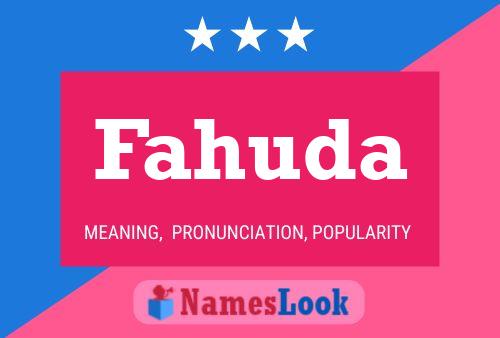 Poster del nome Fahuda