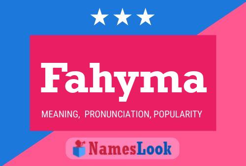 Poster del nome Fahyma