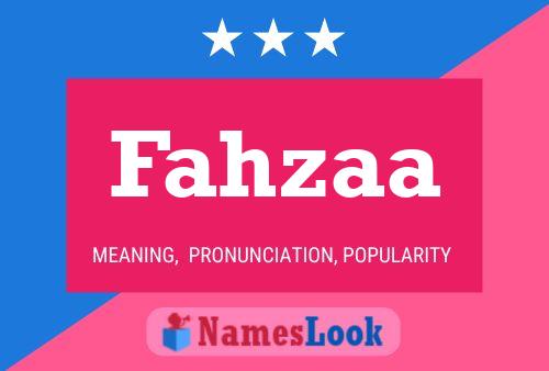 Poster del nome Fahzaa