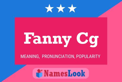 Poster del nome Fanny Cg