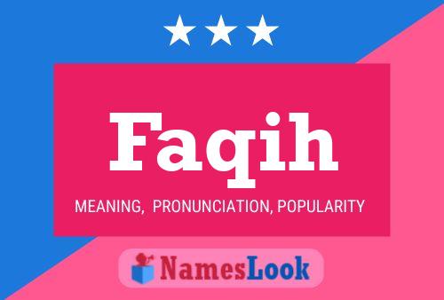 Poster del nome Faqih