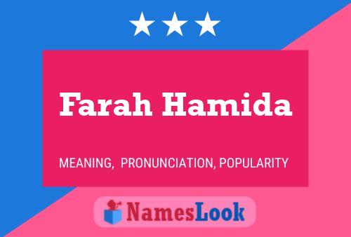 Poster del nome Farah Hamida