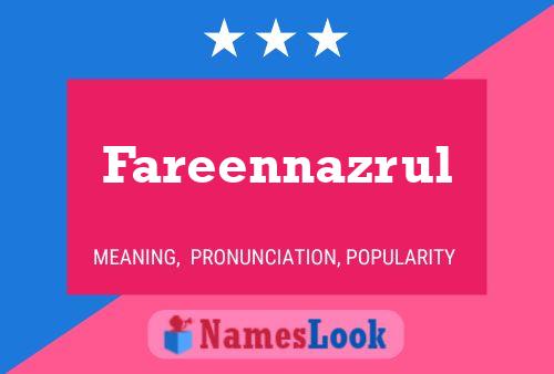 Poster del nome Fareennazrul