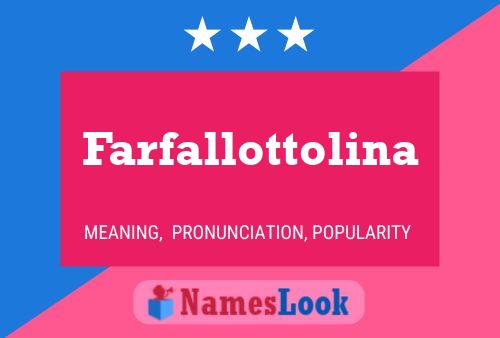 Poster del nome Farfallottolina