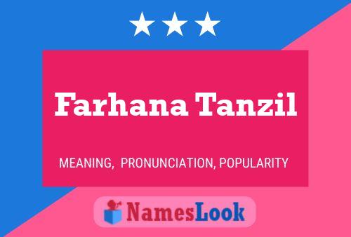 Poster del nome Farhana Tanzil