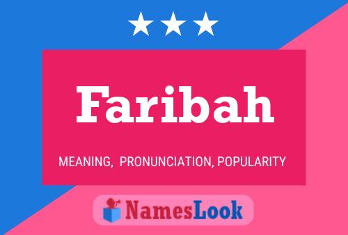 Poster del nome Faribah