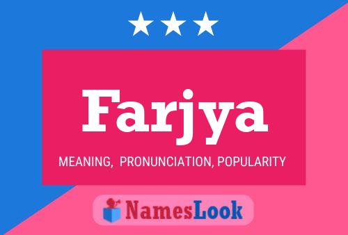 Poster del nome Farjya