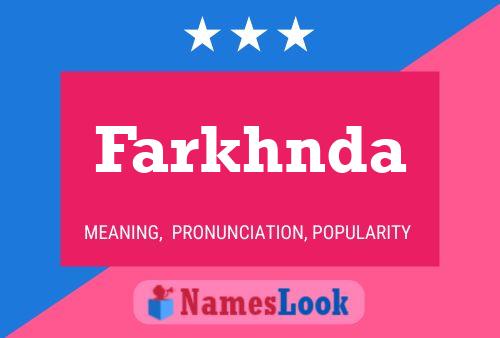 Poster del nome Farkhnda