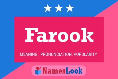 Poster del nome Farook