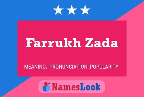 Poster del nome Farrukh Zada