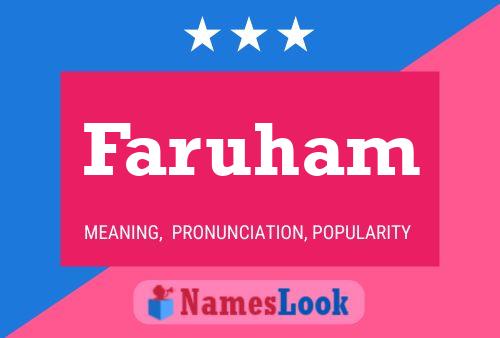 Poster del nome Faruham