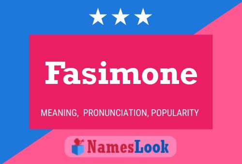 Poster del nome Fasimone