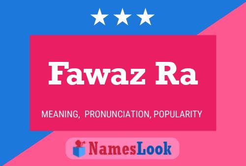 Poster del nome Fawaz Ra