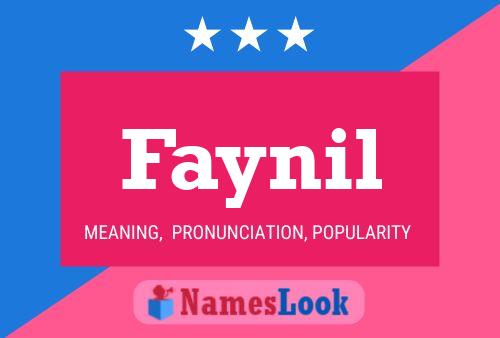 Poster del nome Faynil