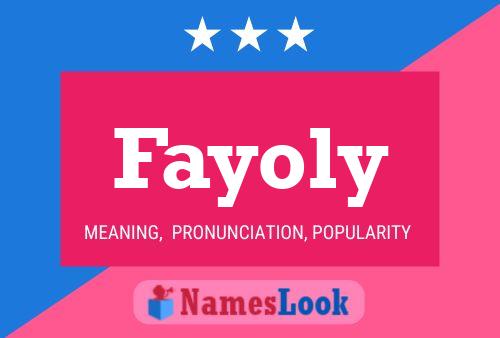 Poster del nome Fayoly