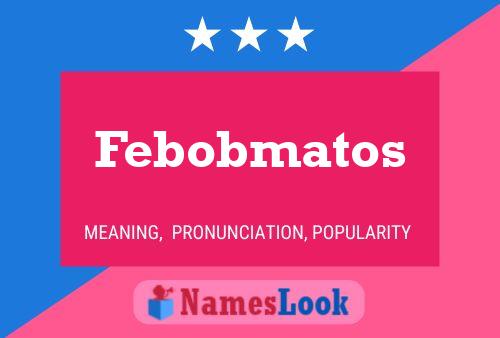 Poster del nome Febobmatos