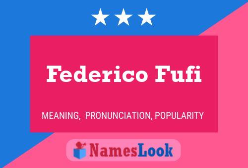 Poster del nome Federico Fufi