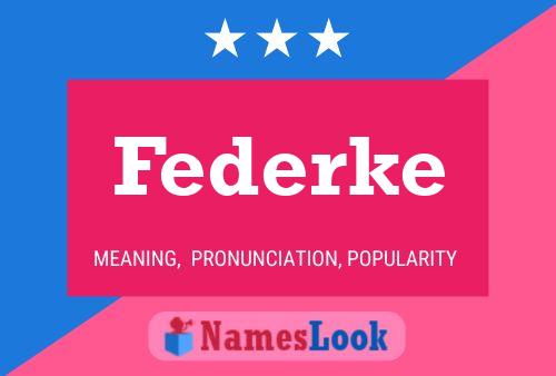 Poster del nome Federke