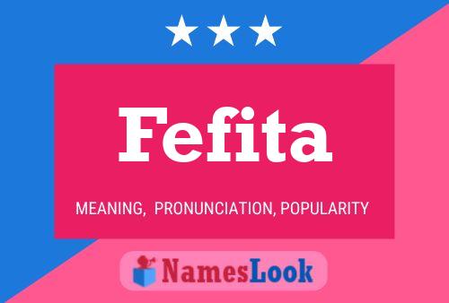 Poster del nome Fefita