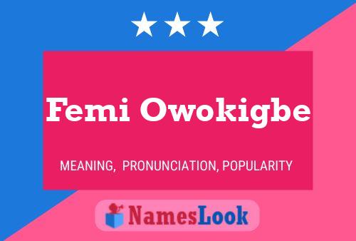 Poster del nome Femi Owokigbe