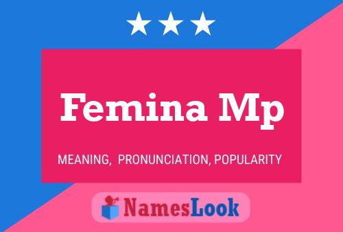 Poster del nome Femina Mp