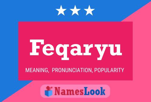 Poster del nome Feqaryu