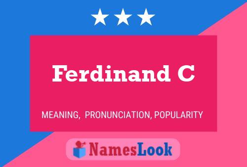 Poster del nome Ferdinand C