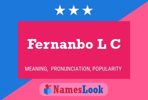 Poster del nome Fernanbo L C