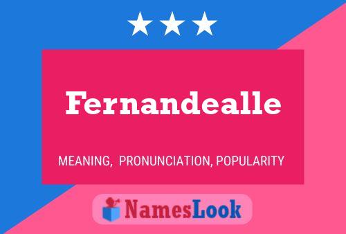 Poster del nome Fernandealle