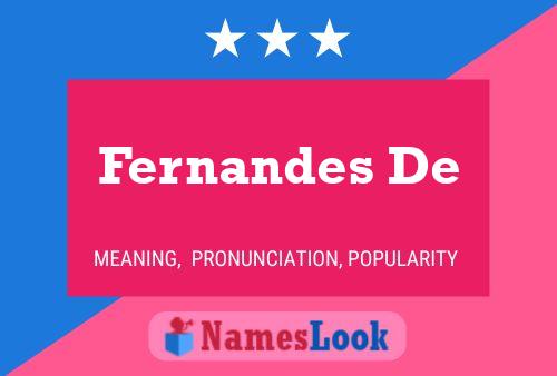 Poster del nome Fernandes De