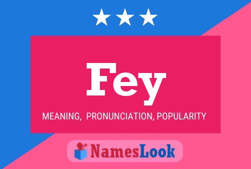 Poster del nome Fey