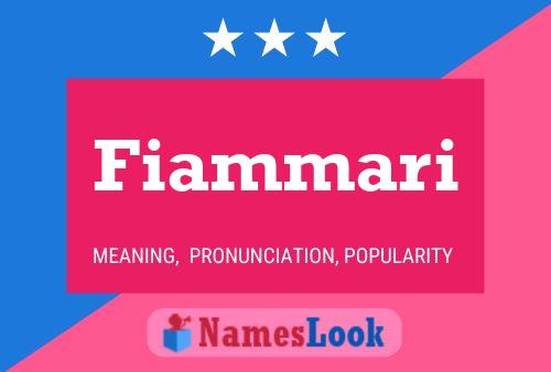 Poster del nome Fiammari