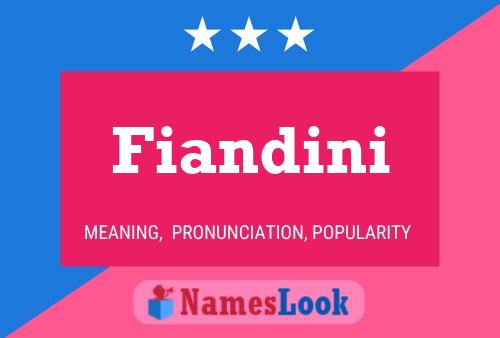 Poster del nome Fiandini