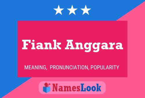 Poster del nome Fiank Anggara