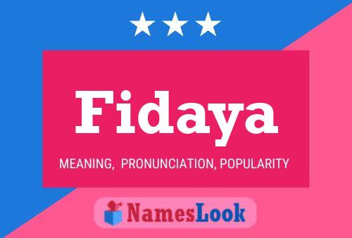 Poster del nome Fidaya