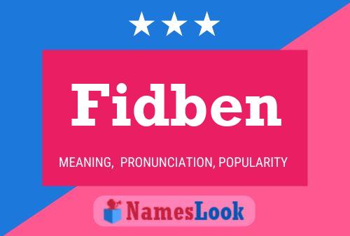 Poster del nome Fidben