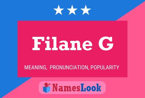 Poster del nome Filane G