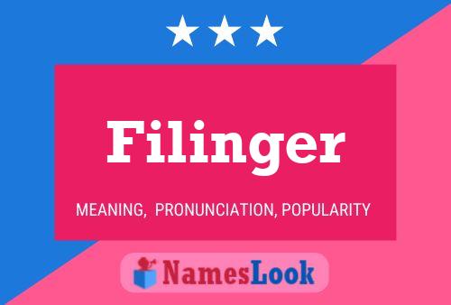 Poster del nome Filinger