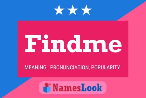 Poster del nome Findme