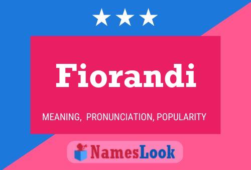 Poster del nome Fiorandi