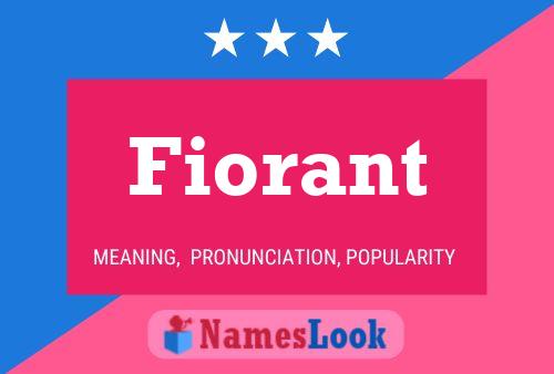 Poster del nome Fiorant