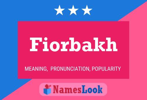 Poster del nome Fiorbakh