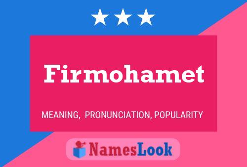 Poster del nome Firmohamet